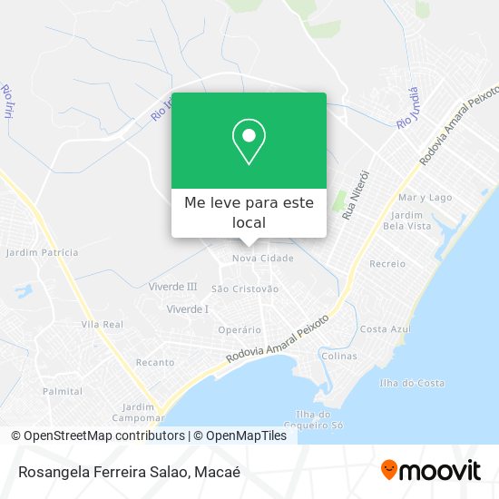 Rosangela Ferreira Salao mapa