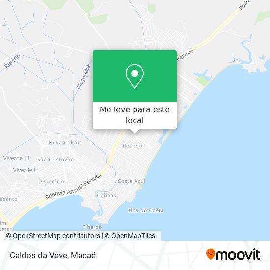 Caldos da Veve mapa