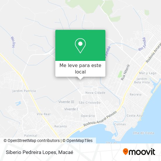 Siberio Pedreira Lopes mapa
