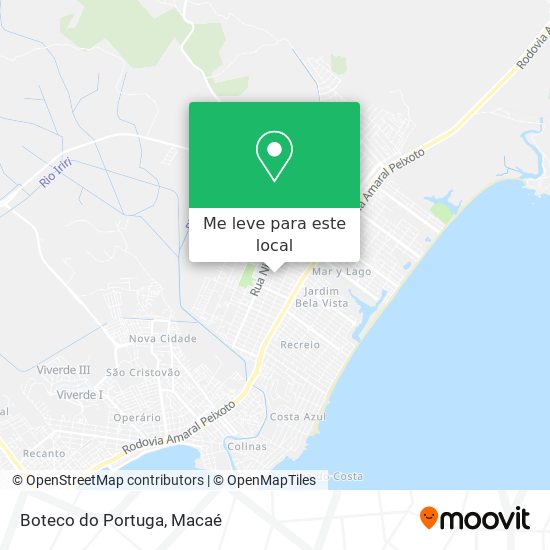 Boteco do Portuga mapa