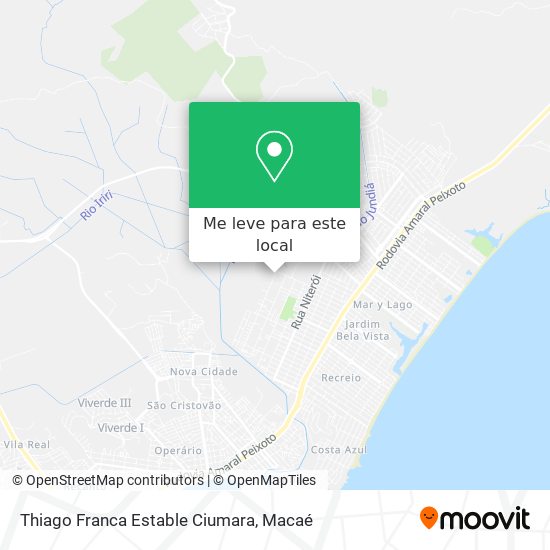 Thiago Franca Estable Ciumara mapa