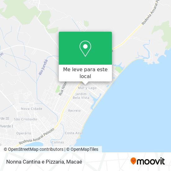 Nonna Cantina e Pizzaria mapa