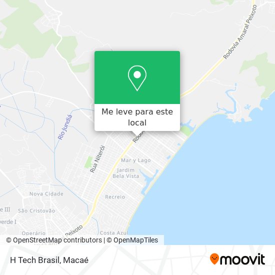 H Tech Brasil mapa