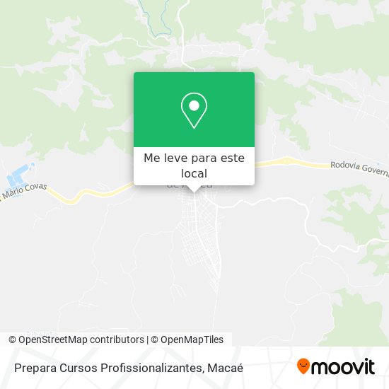 Prepara Cursos Profissionalizantes mapa