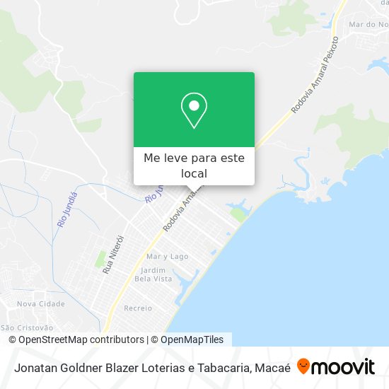 Jonatan Goldner Blazer Loterias e Tabacaria mapa