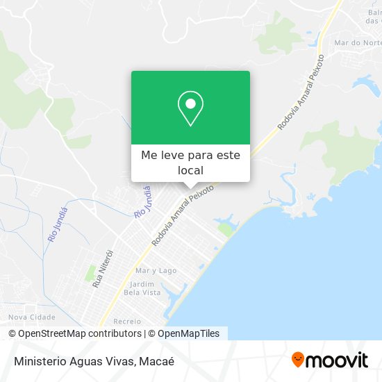Ministerio Aguas Vivas mapa