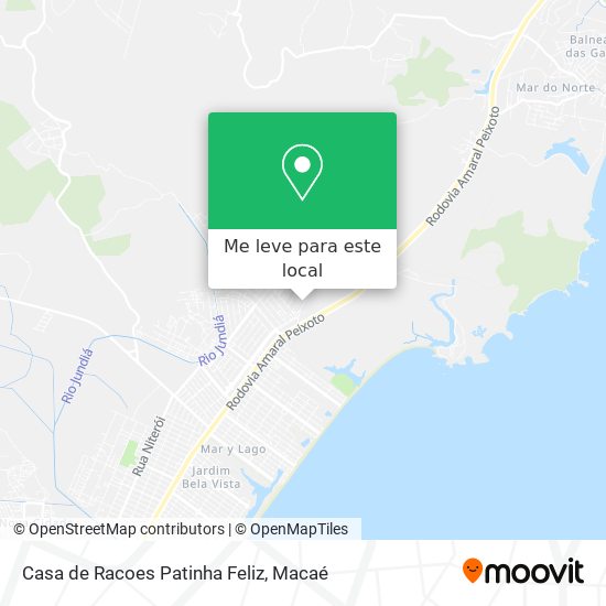 Casa de Racoes Patinha Feliz mapa