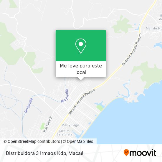 Distribuidora 3 Irmaos Kdp mapa