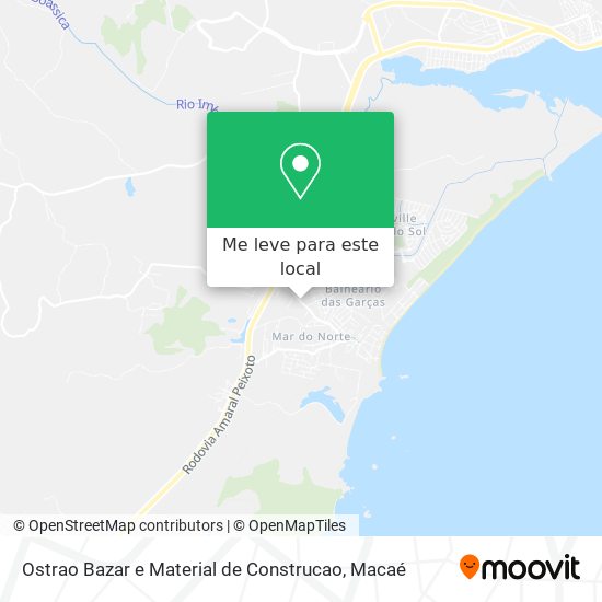 Ostrao Bazar e Material de Construcao mapa