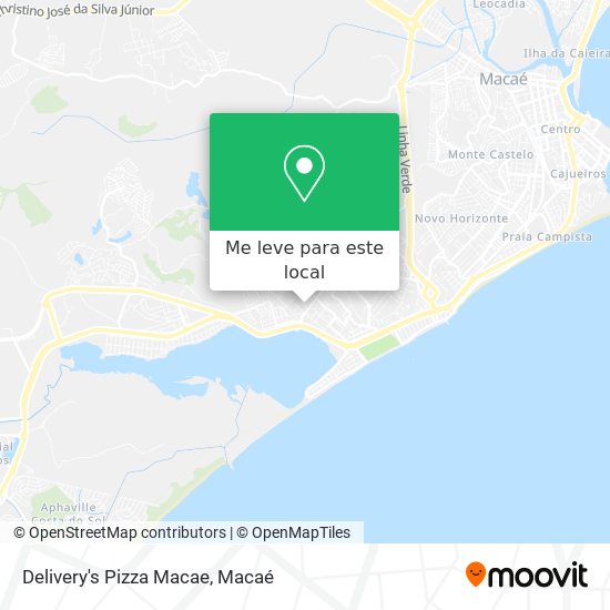 Delivery's Pizza Macae mapa