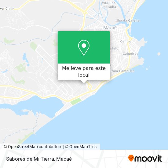 Sabores de Mi Tierra mapa