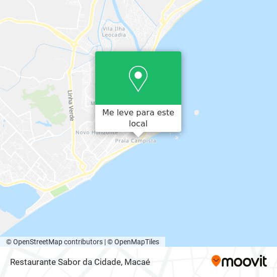 Restaurante Sabor da Cidade mapa