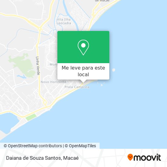 Daiana de Souza Santos mapa