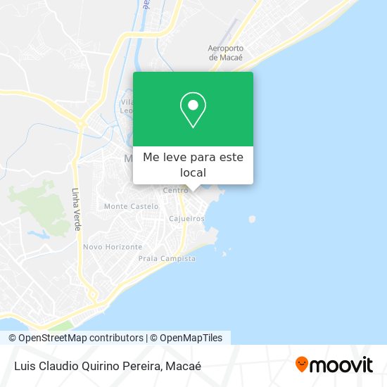 Luis Claudio Quirino Pereira mapa