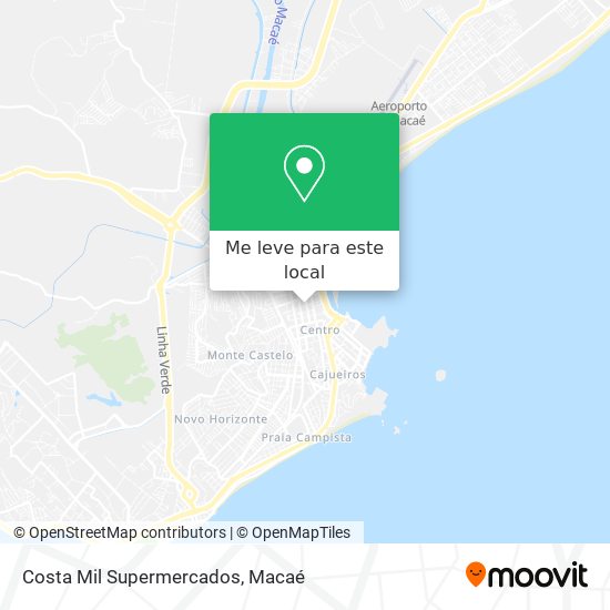 Costa Mil Supermercados mapa