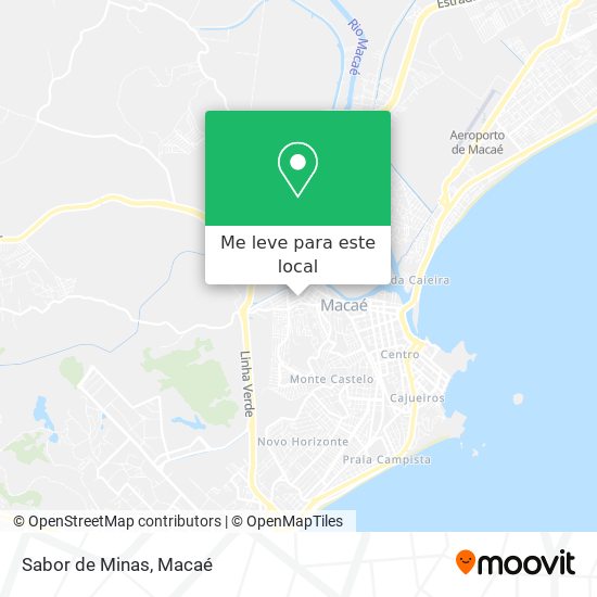 Sabor de Minas mapa