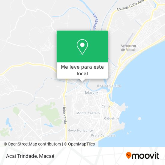 Acai Trindade mapa