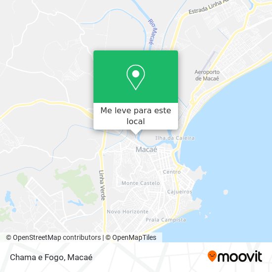 Chama e Fogo mapa