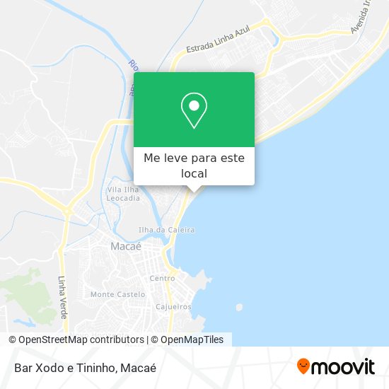 Bar Xodo e Tininho mapa