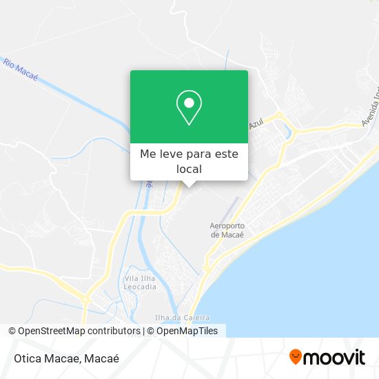 Otica Macae mapa