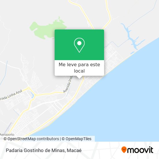 Padaria Gostinho de Minas mapa
