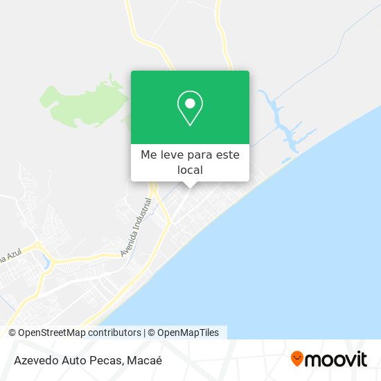 Azevedo Auto Pecas mapa