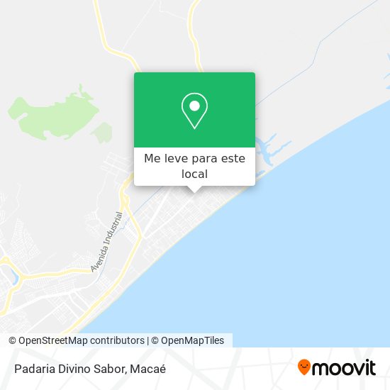Padaria Divino Sabor mapa