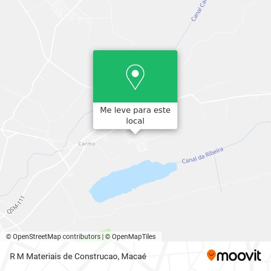 R M Materiais de Construcao mapa