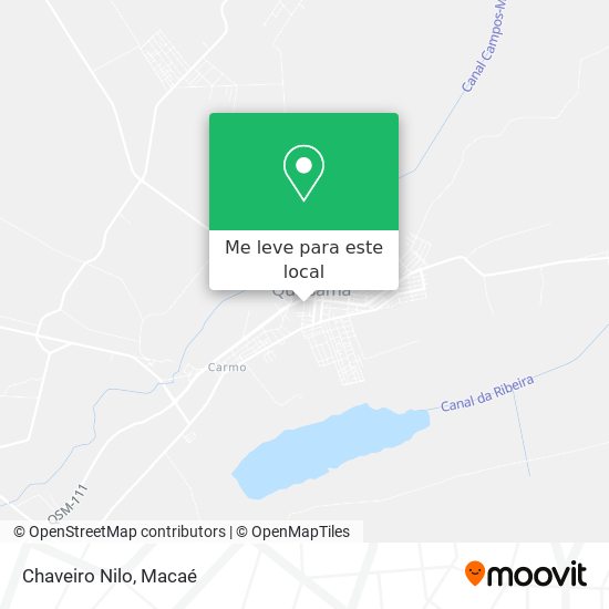 Chaveiro Nilo mapa