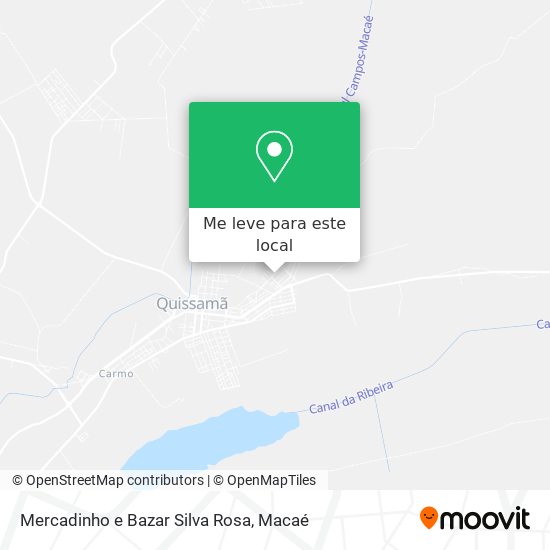 Mercadinho e Bazar Silva Rosa mapa