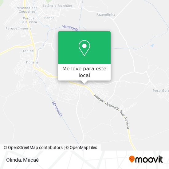 Olinda mapa