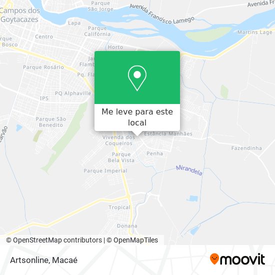 Artsonline mapa