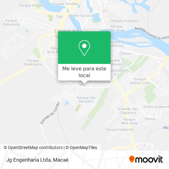 Jg Engenharia Ltda mapa