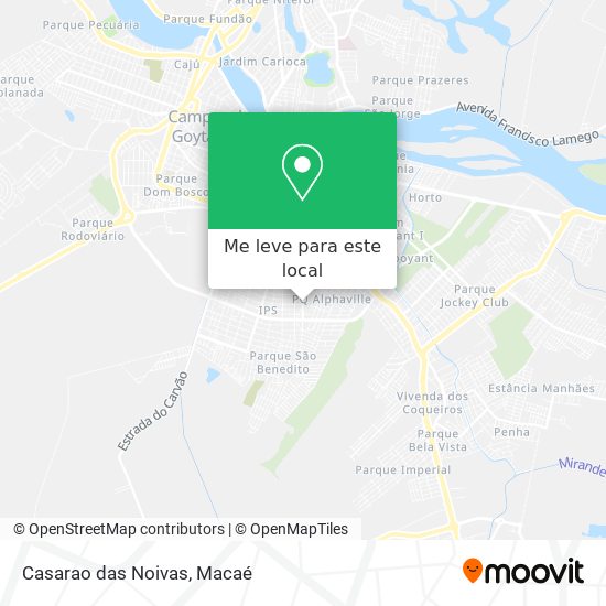 Casarao das Noivas mapa