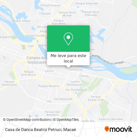 Casa de Danca Beatriz Petruci mapa