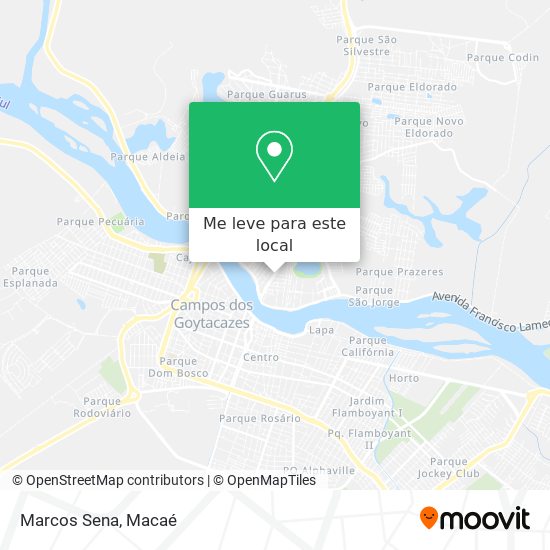 Marcos Sena mapa