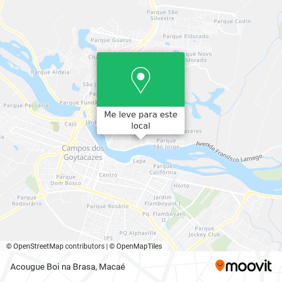 Acougue Boi na Brasa mapa