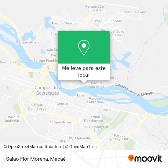 Salao Flor Morena mapa