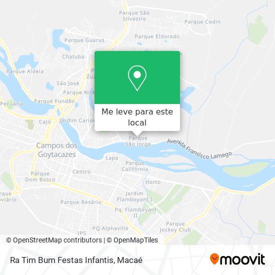 Ra Tim Bum Festas Infantis mapa
