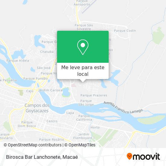 Birosca Bar Lanchonete mapa
