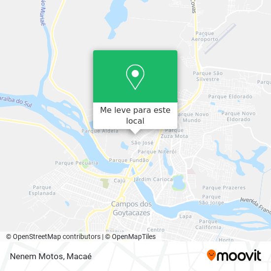 Nenem Motos mapa