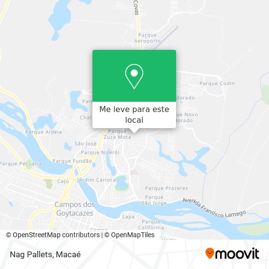 Nag Pallets mapa