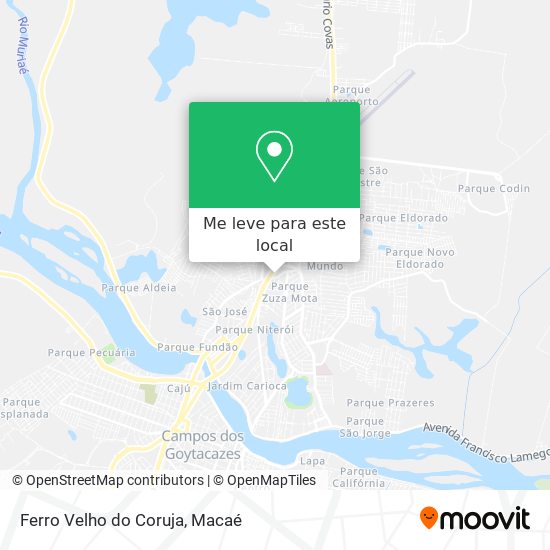 Ferro Velho do Coruja mapa