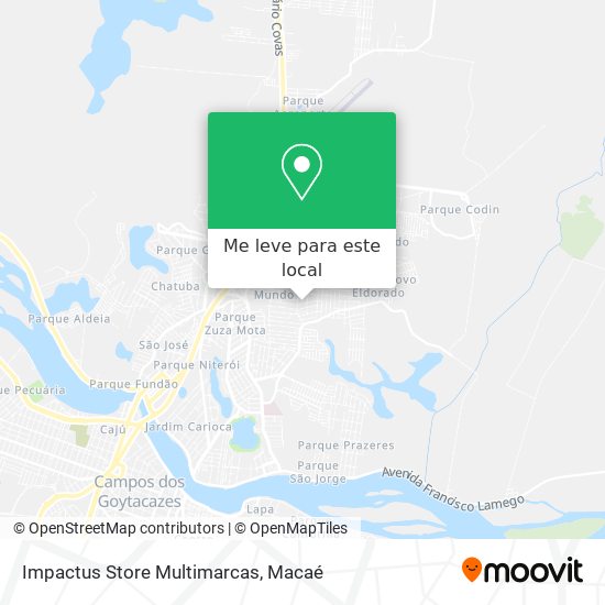 Impactus Store Multimarcas mapa