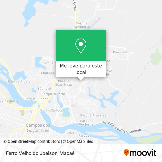Ferro Velho do Joelson mapa