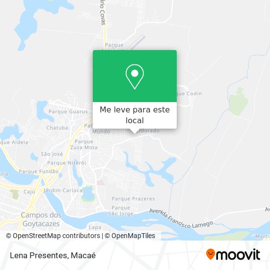 Lena Presentes mapa