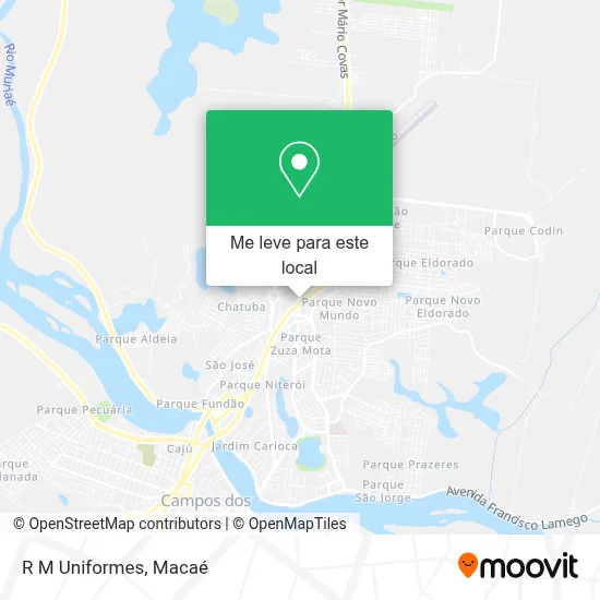 R M Uniformes mapa