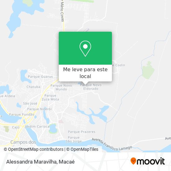 Alessandra Maravilha mapa