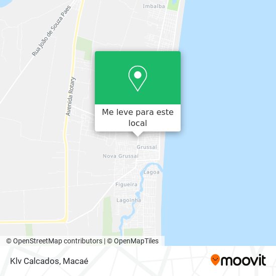 Klv Calcados mapa