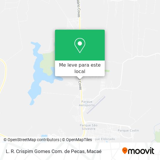 L. R. Crispim Gomes Com. de Pecas mapa